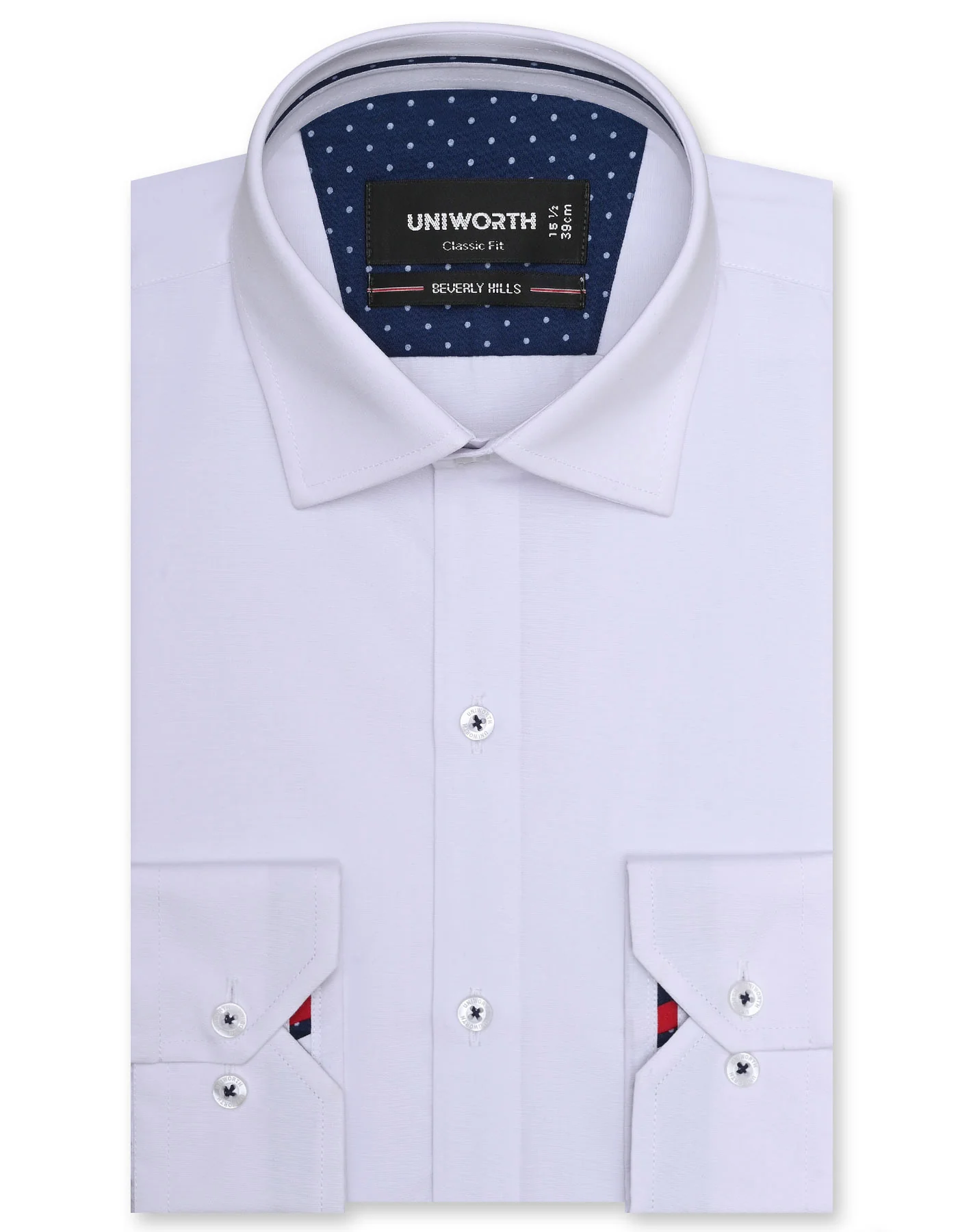 White Plain Classic Fit Shirt