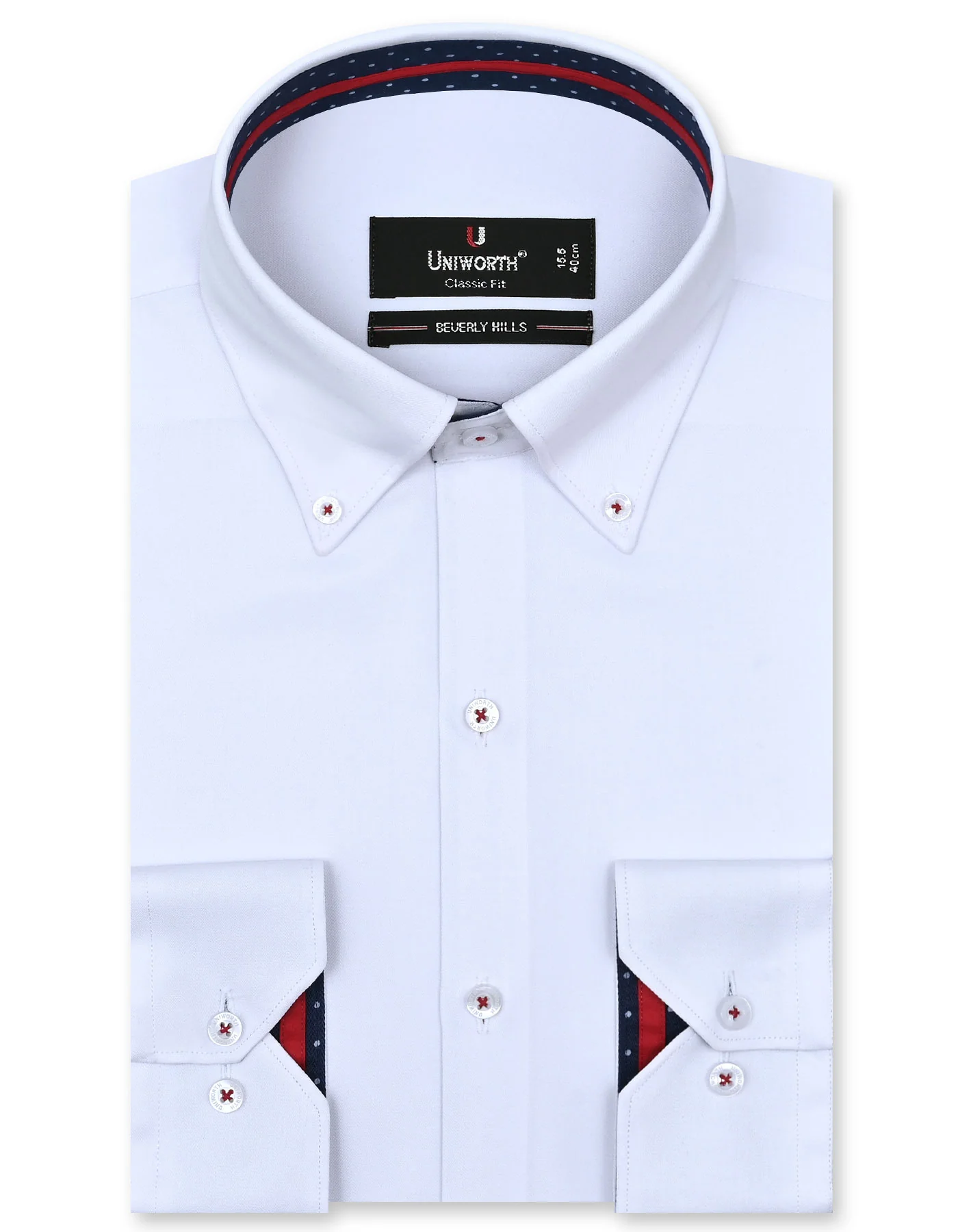 White Plain Classic Fit Shirt