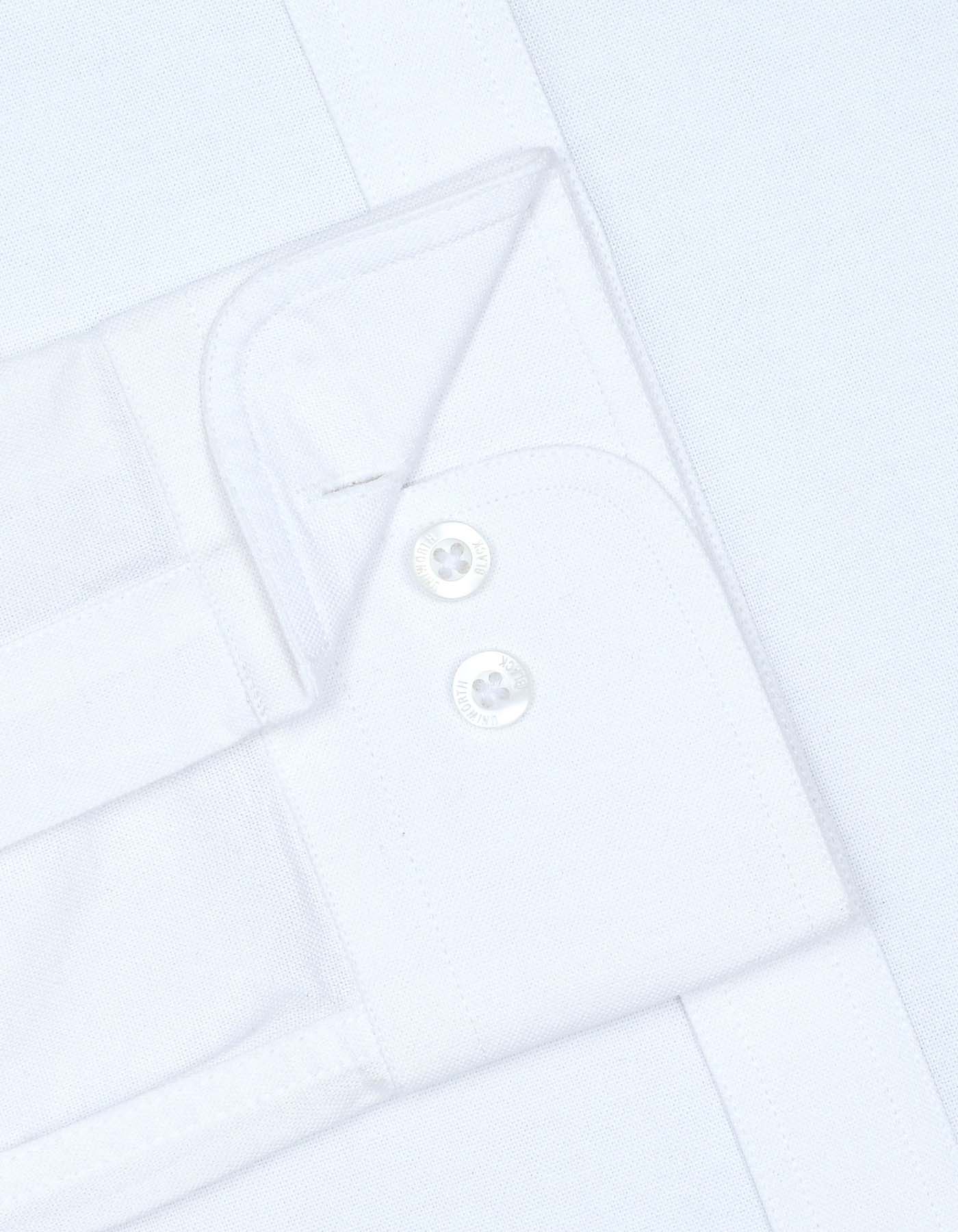 White Plain Classic Fit Shirt - Image 3
