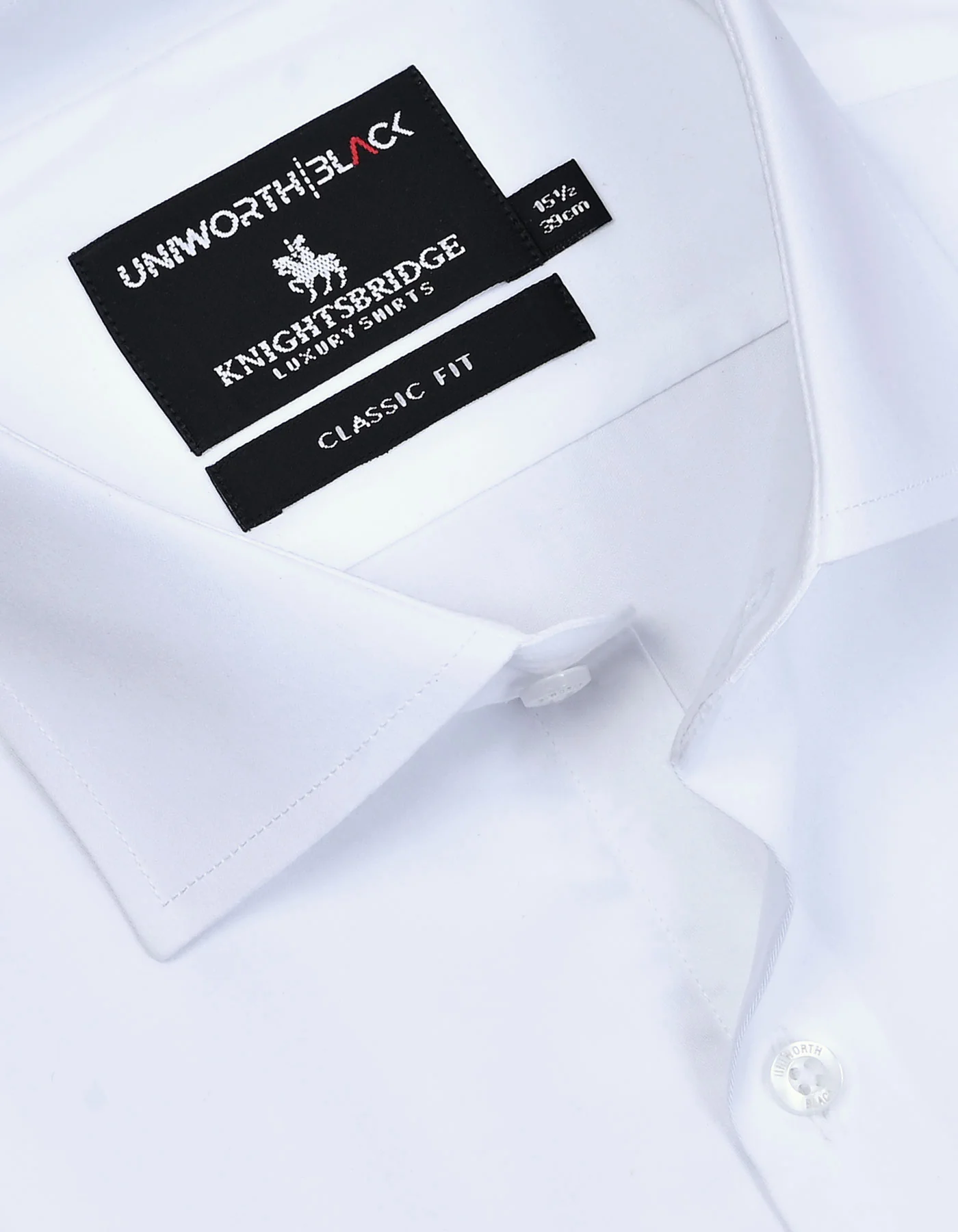 White Plain Classic Fit Shirt - Image 2