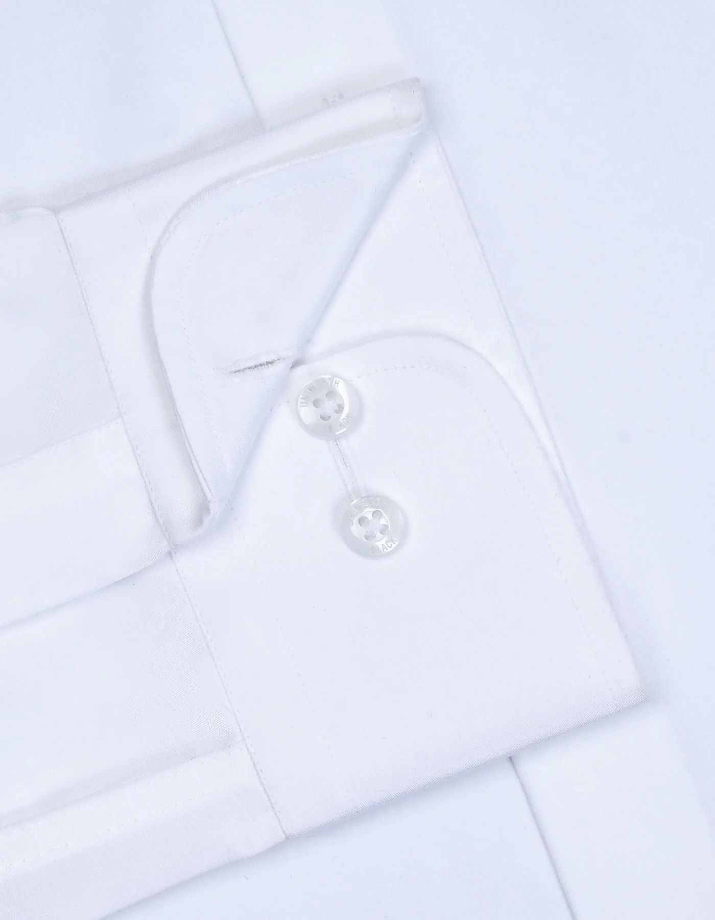 White Plain Classic Fit Shirt - Image 3