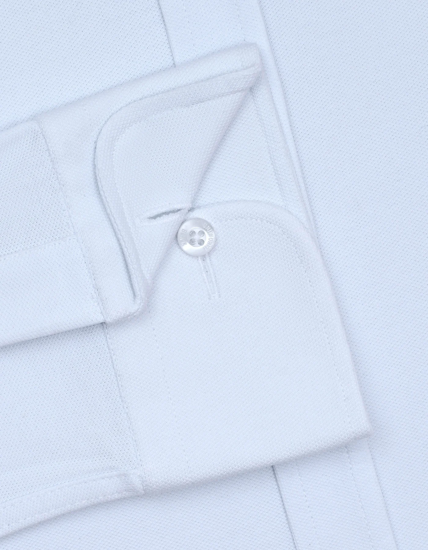 White Plain Classic Fit Shirt - Image 4