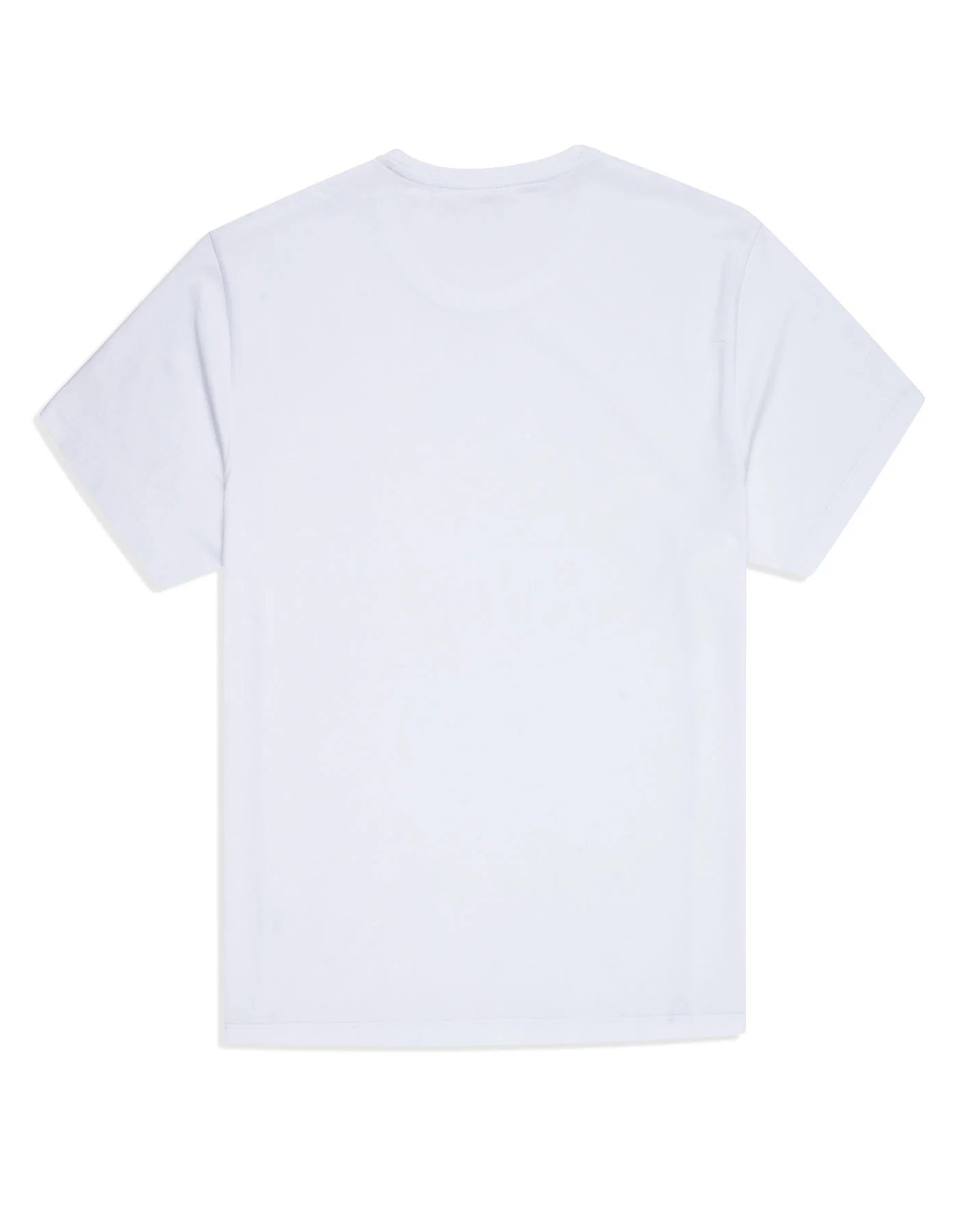 White Plain Crew Neck Supima T-Shirt - Image 4