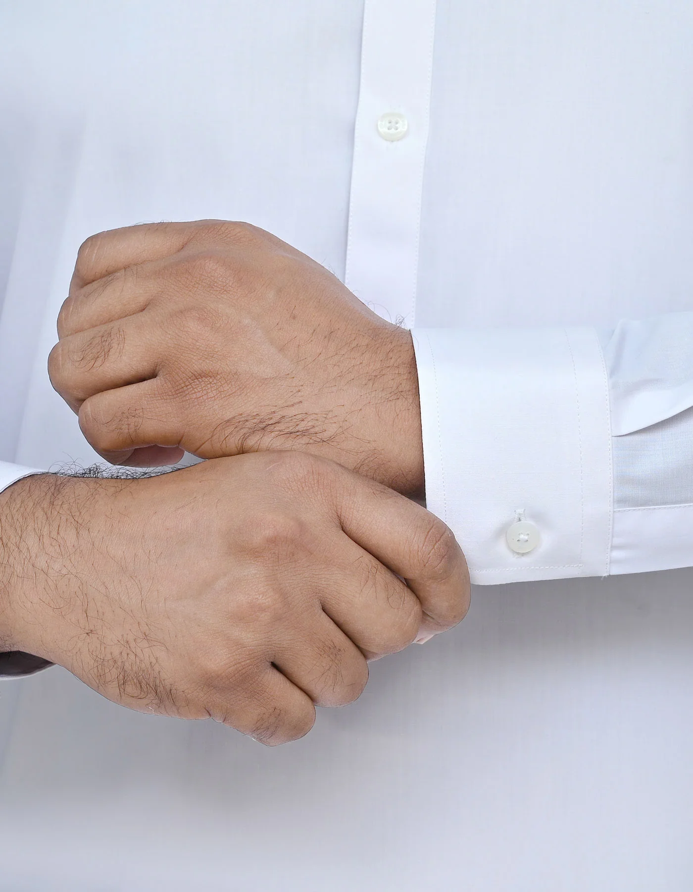 White Plain Kameez Shalwar - Image 3