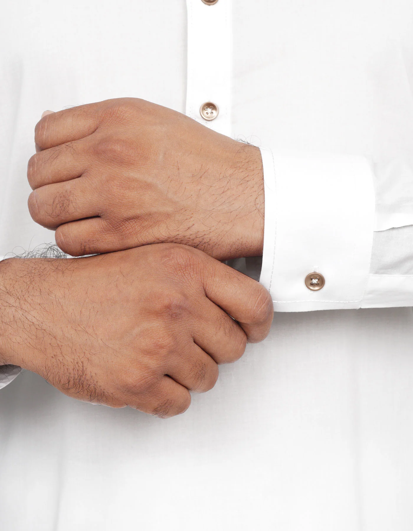 White Plain Kameez Shalwar - Image 3