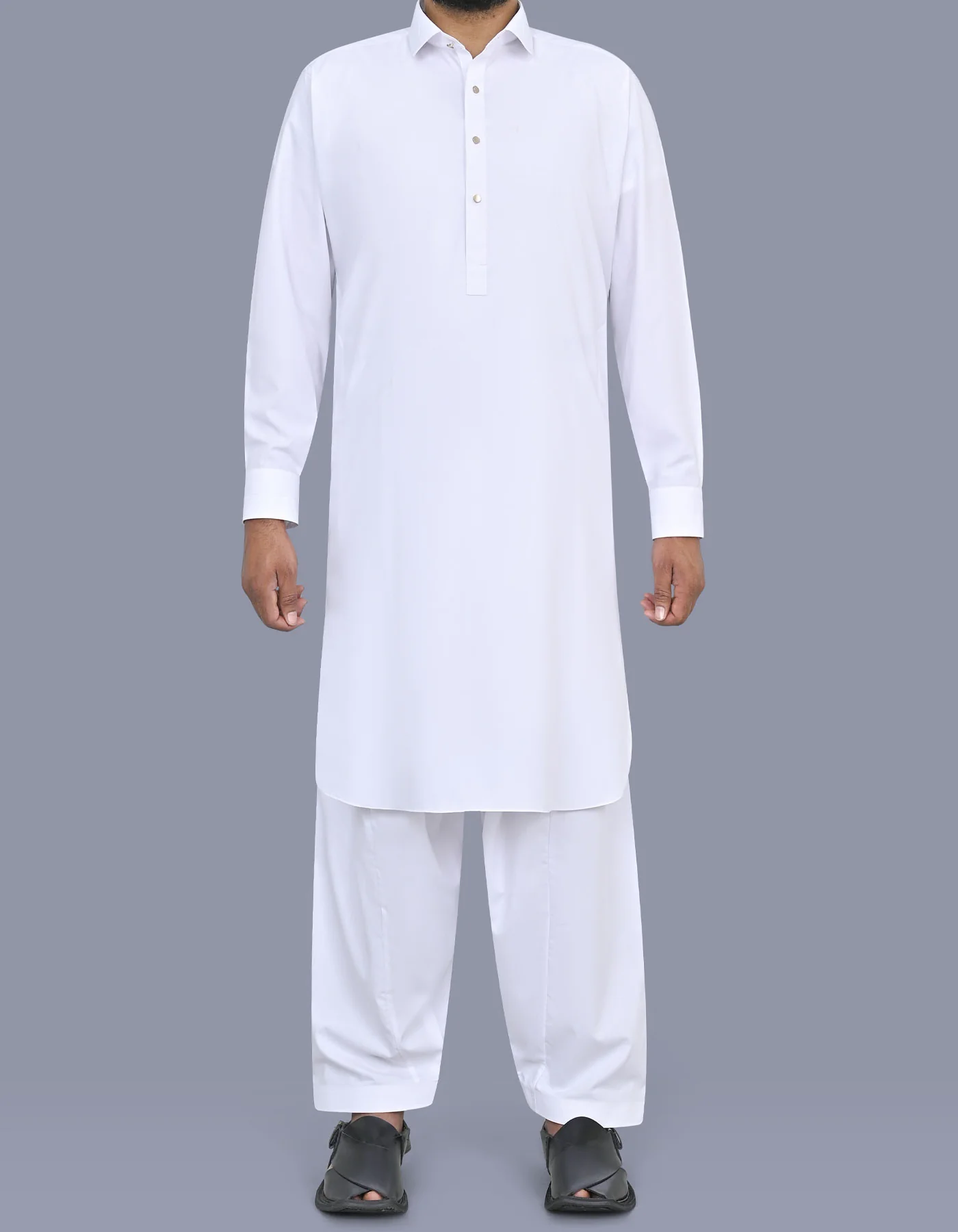White Plain Kameez Shalwar