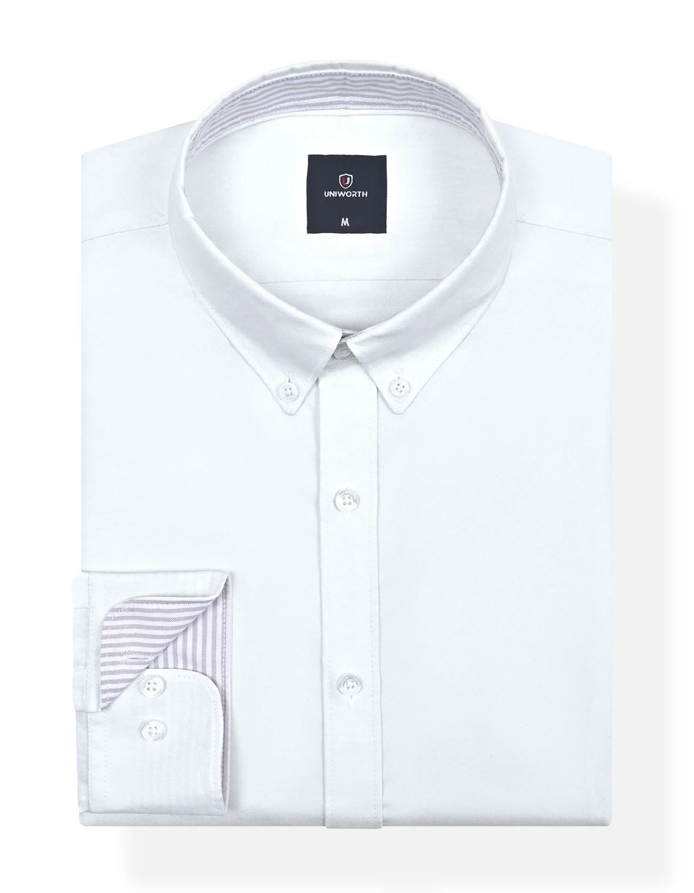 White Plain Regular Fit Casual Shirt