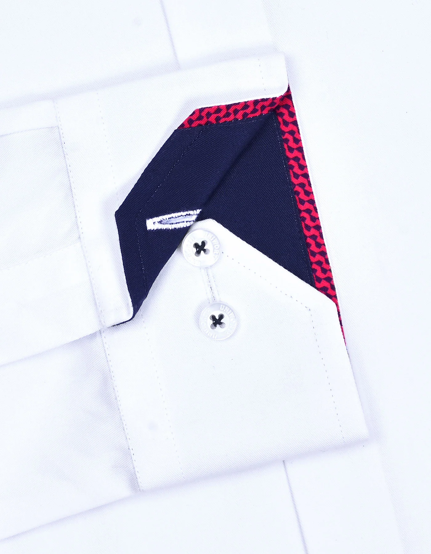 White Plain Tailored Smart Fit Shirt - Image 3