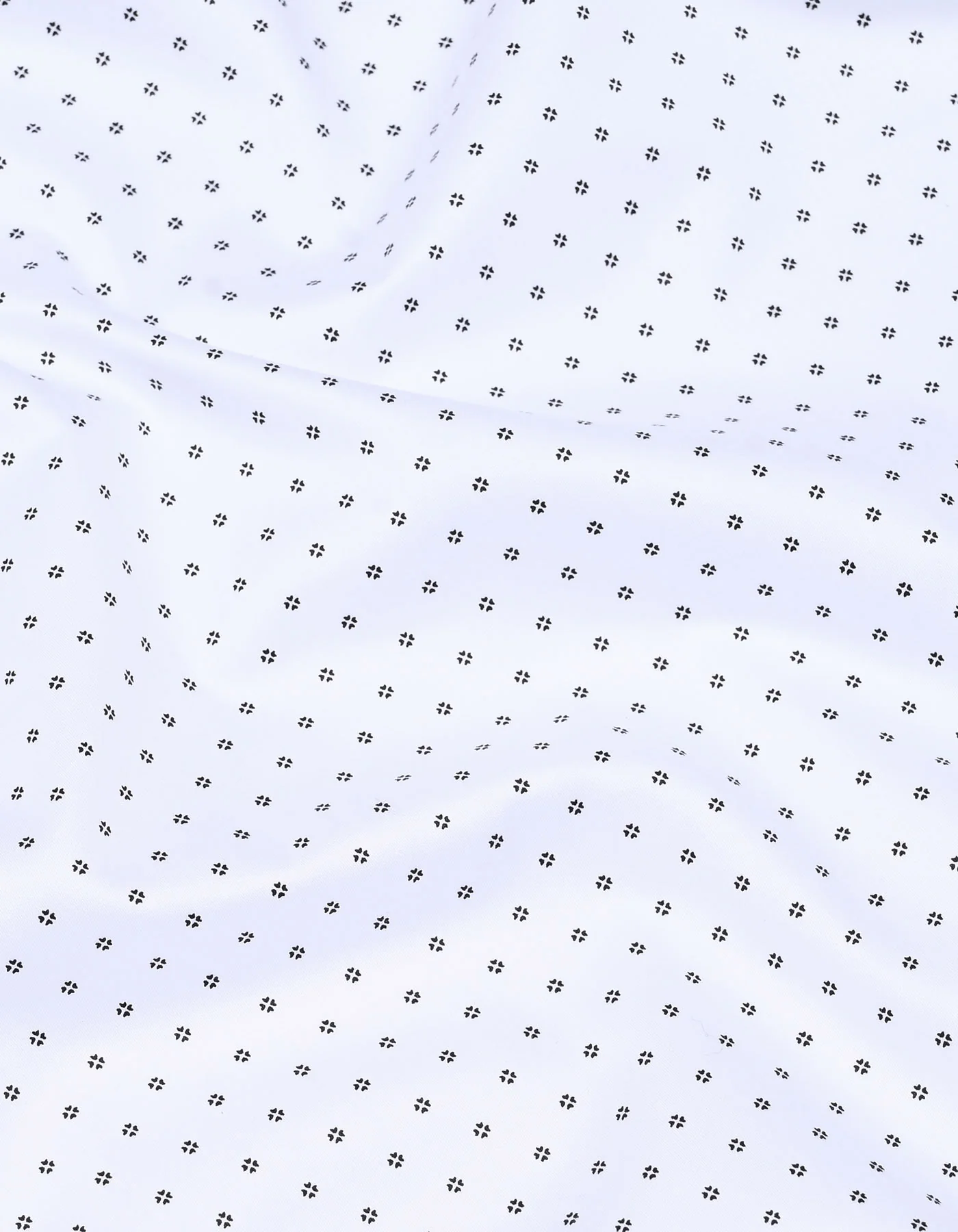 White Printed Classic Fit Shirt - Image 4