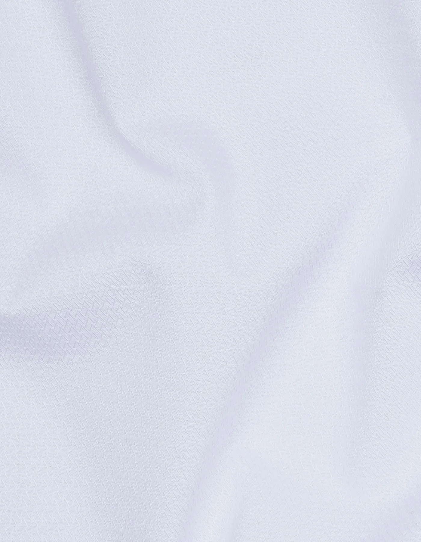 White Self Classic Fit Shirt - Image 4