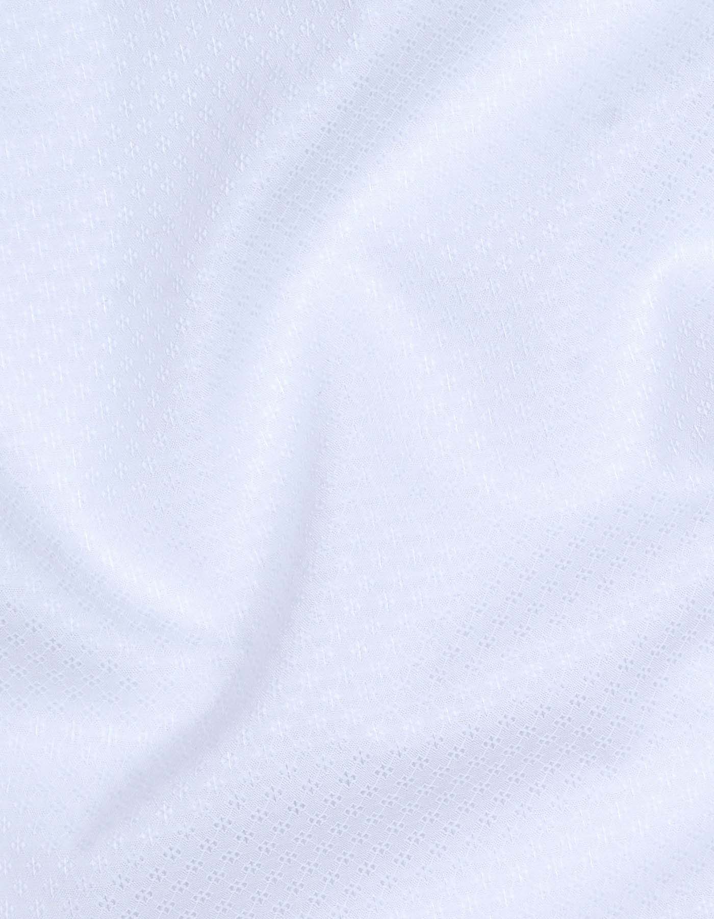 White Self Classic Fit Shirt - Image 4