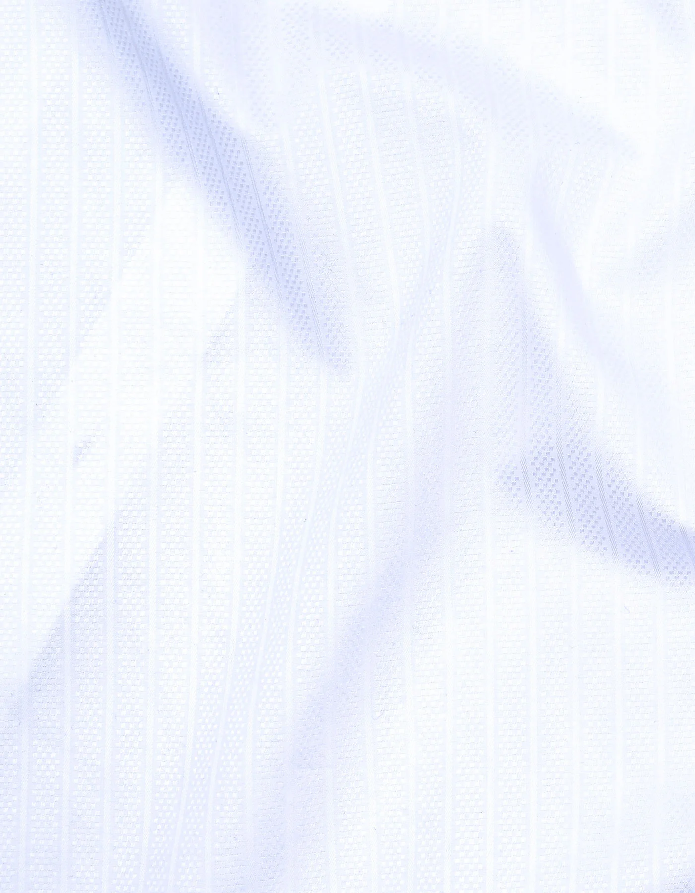 White Self Classic Fit Shirt - Image 4