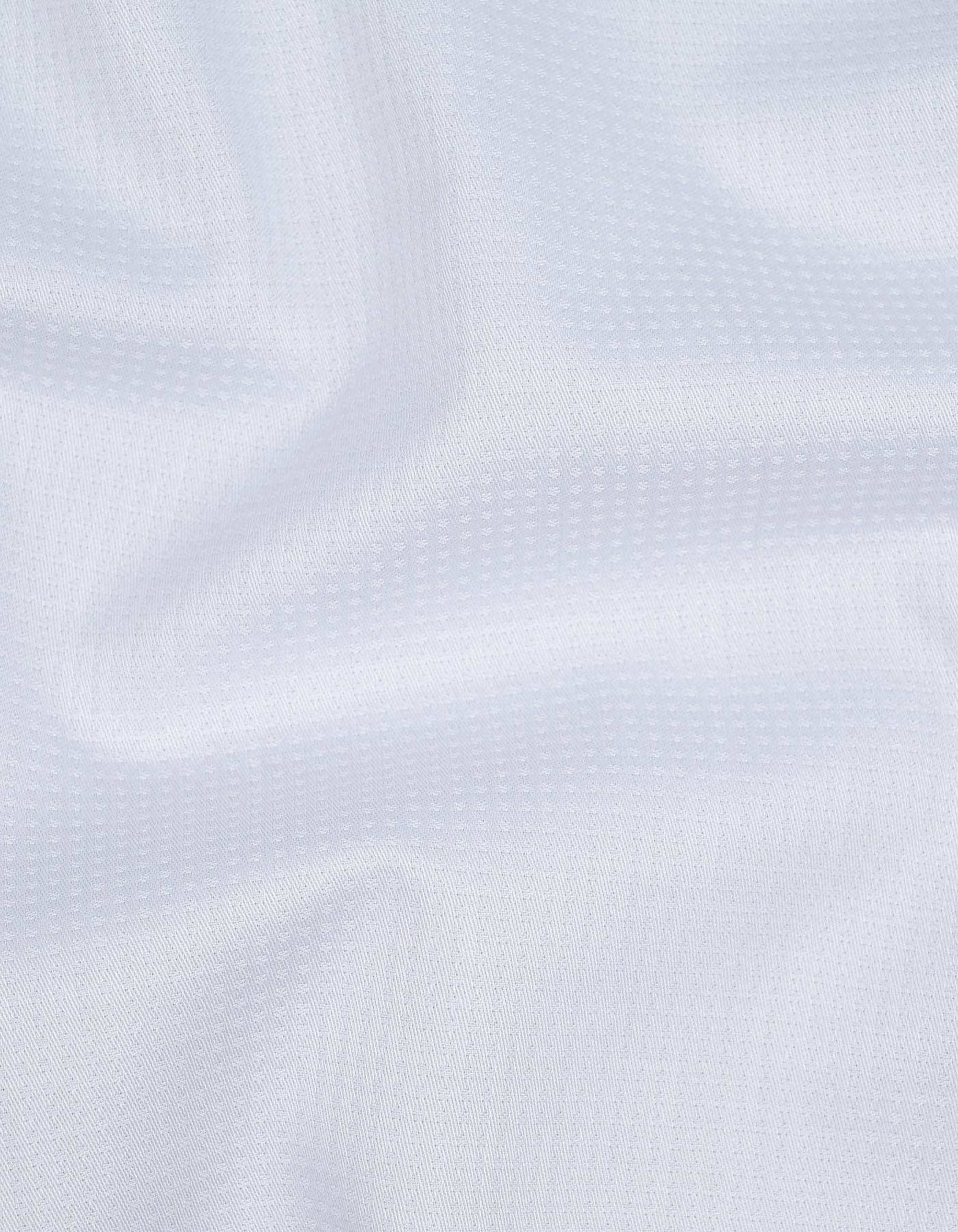 White Self Classic Fit Shirt - Image 4