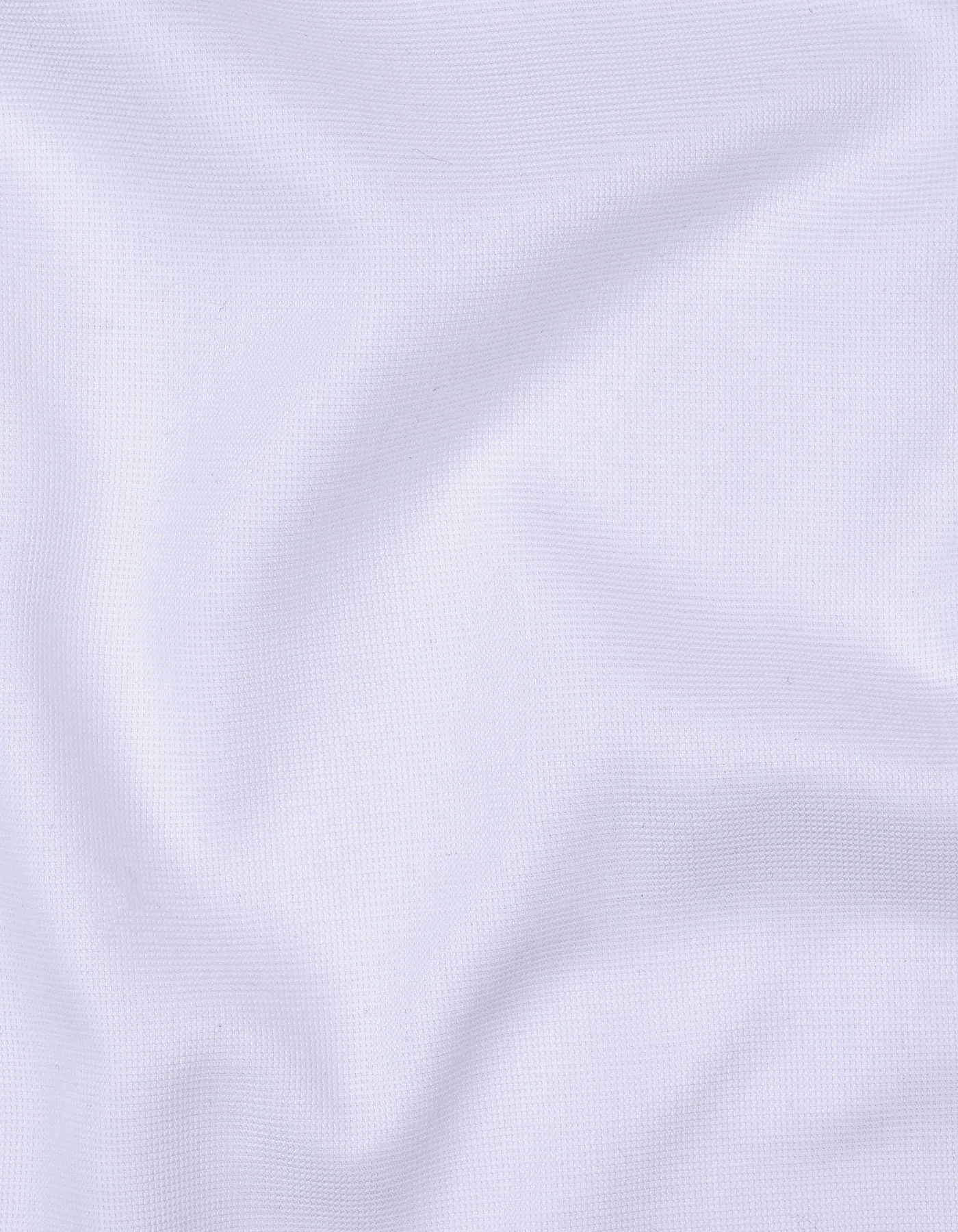 White Self Classic Fit Shirt - Image 4