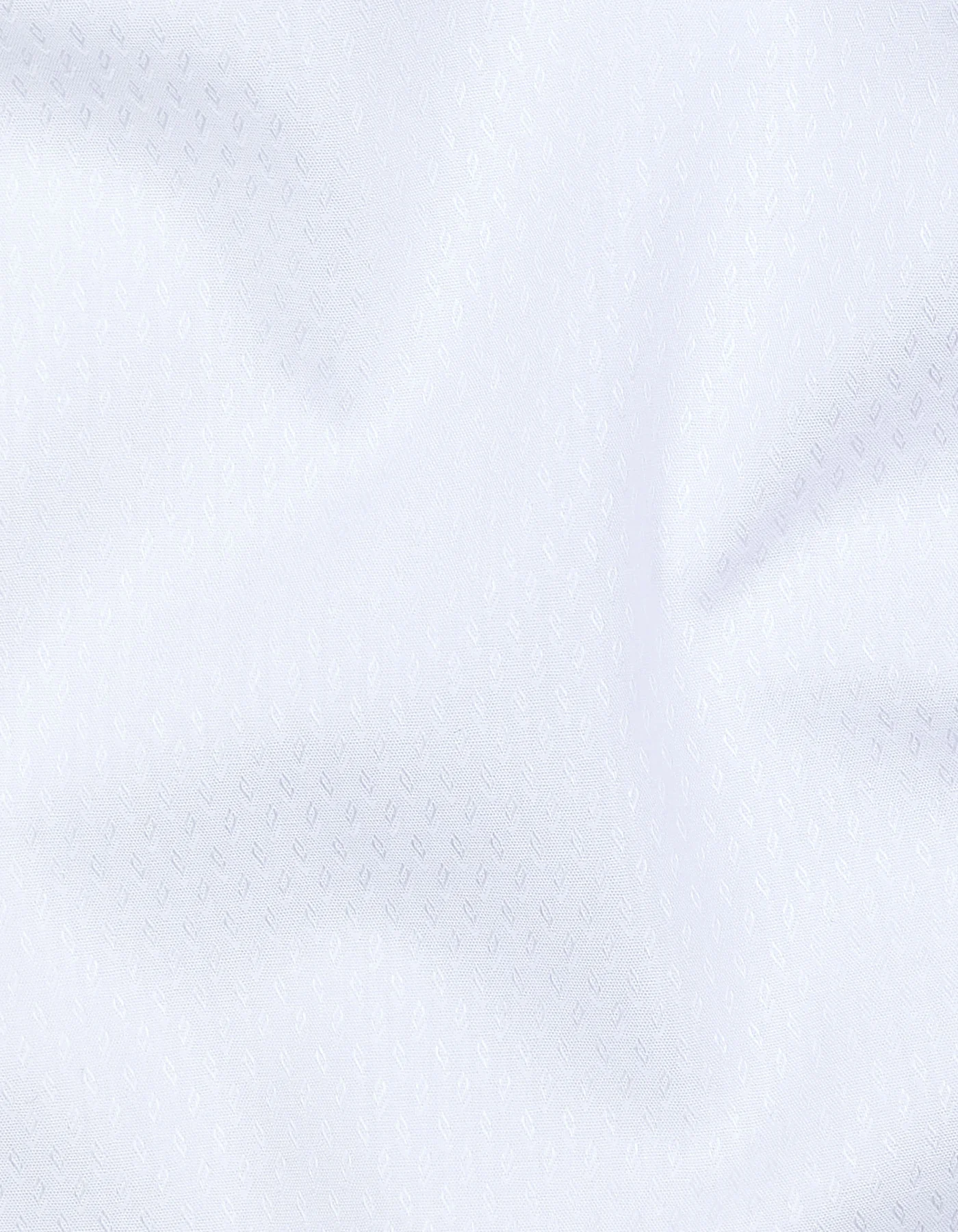 White Self Smart Fit Shirt - Image 4