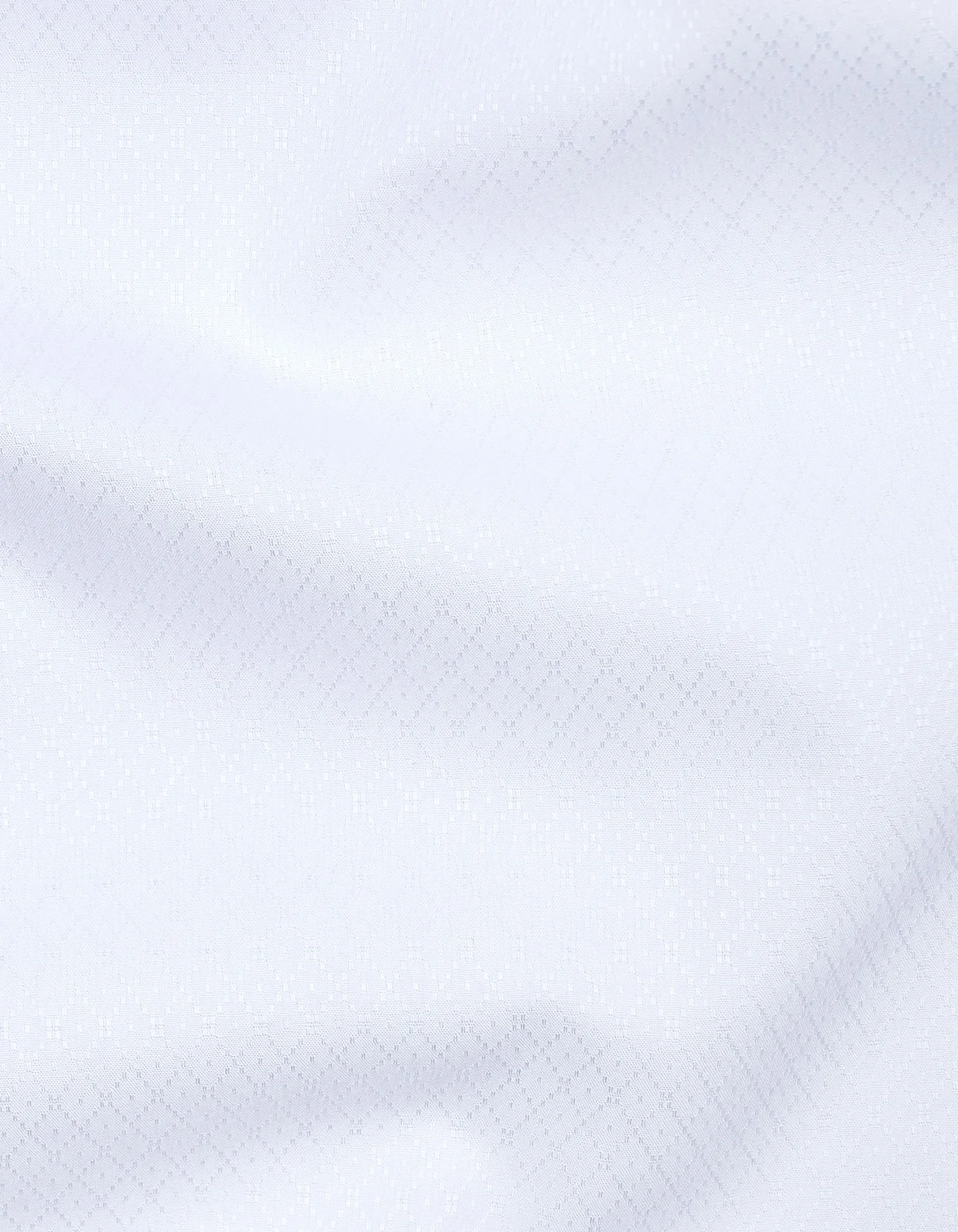 White Self Smart Fit Shirt - Image 4