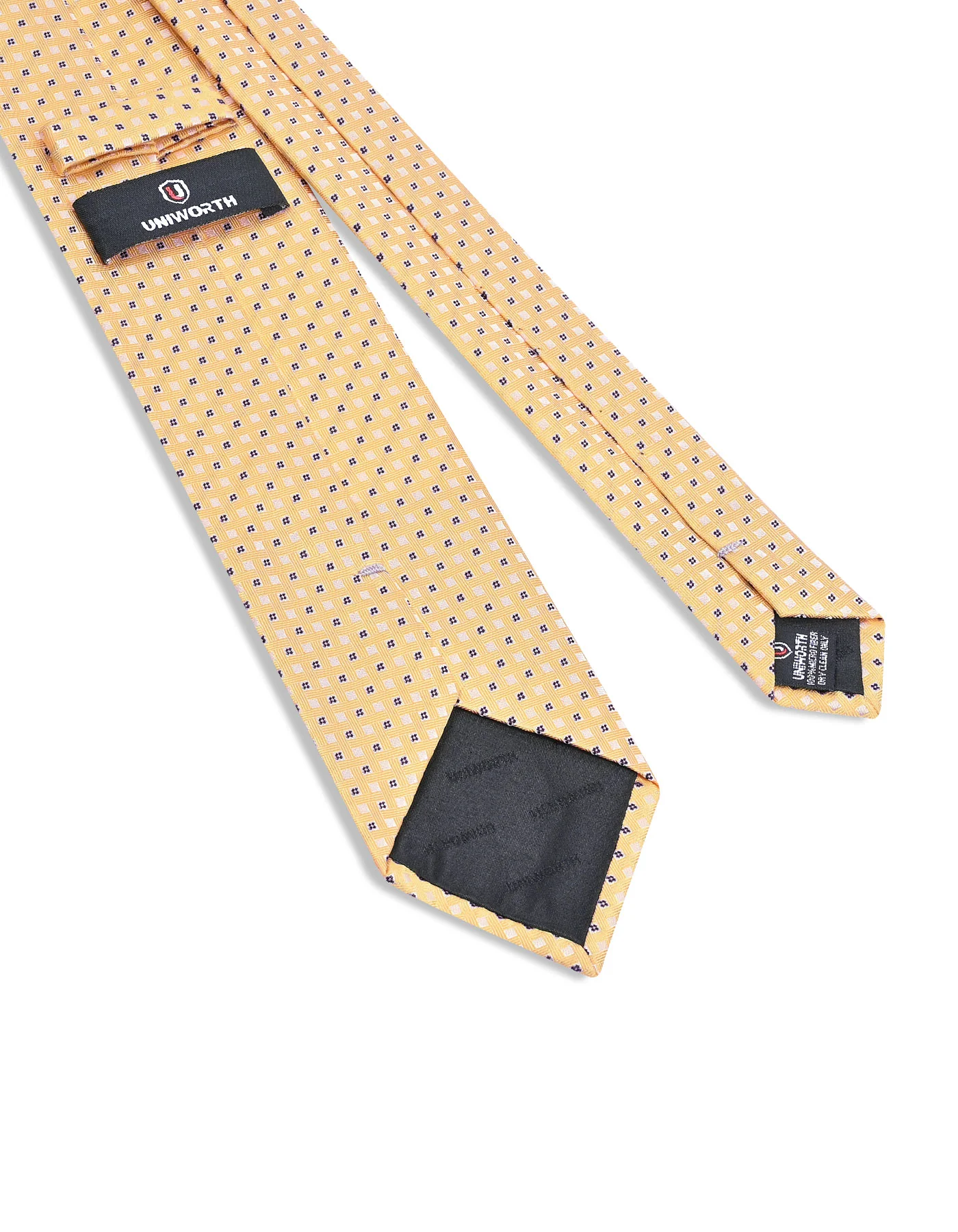 Yellow Geometric Tie - Image 3