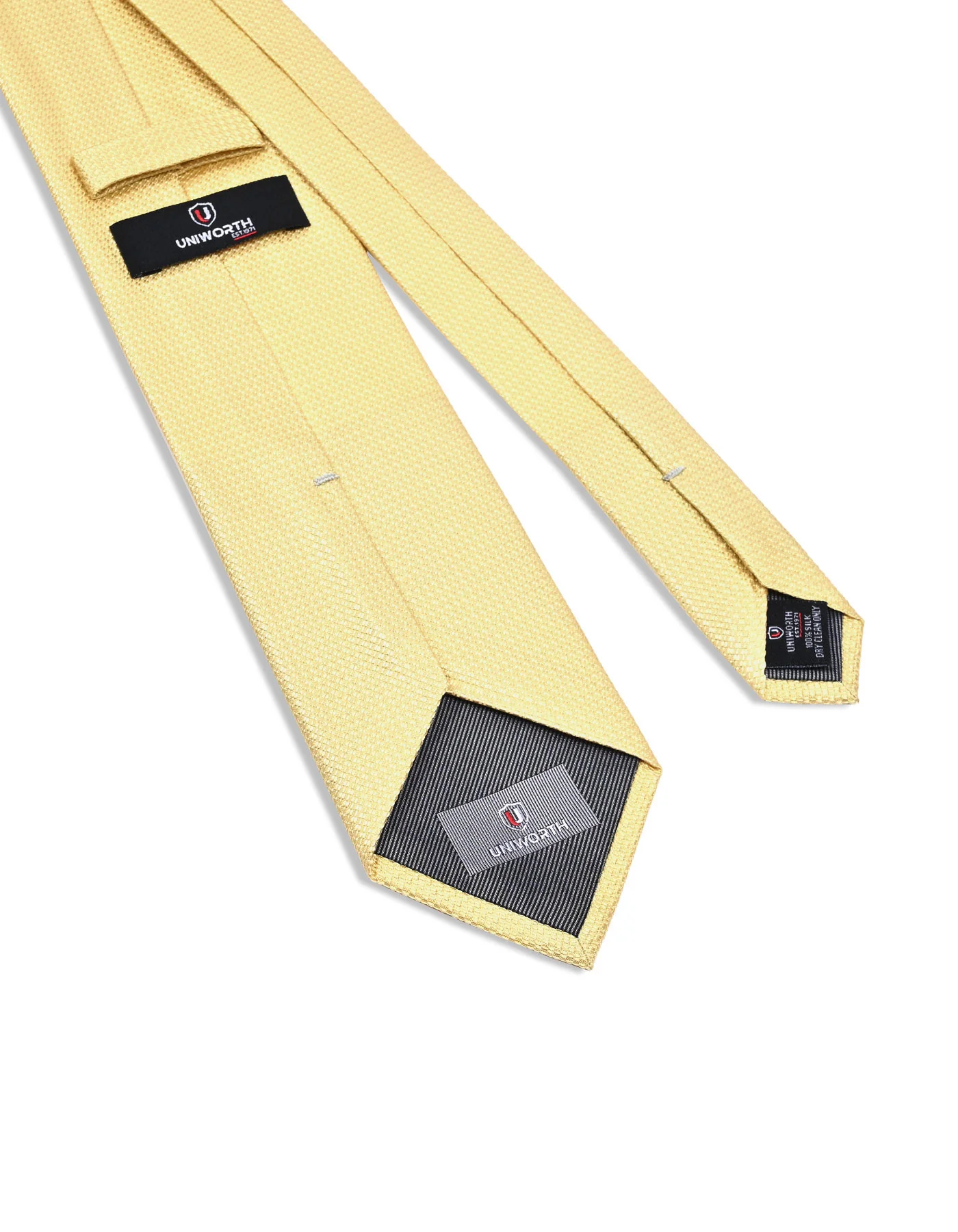 Yellow Texture Tie - Image 3